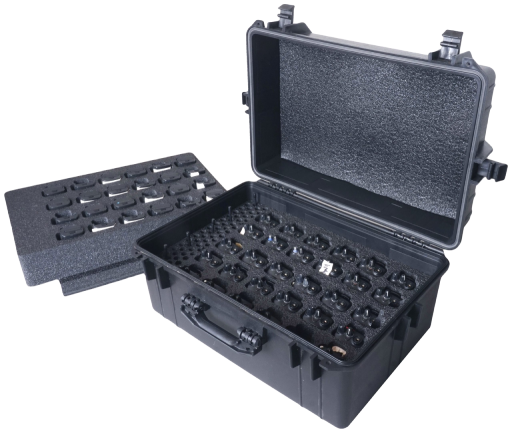 Photo of a sample case.